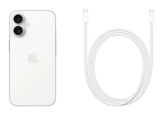 Смартфон Apple iPhone 16 128GB (белый)