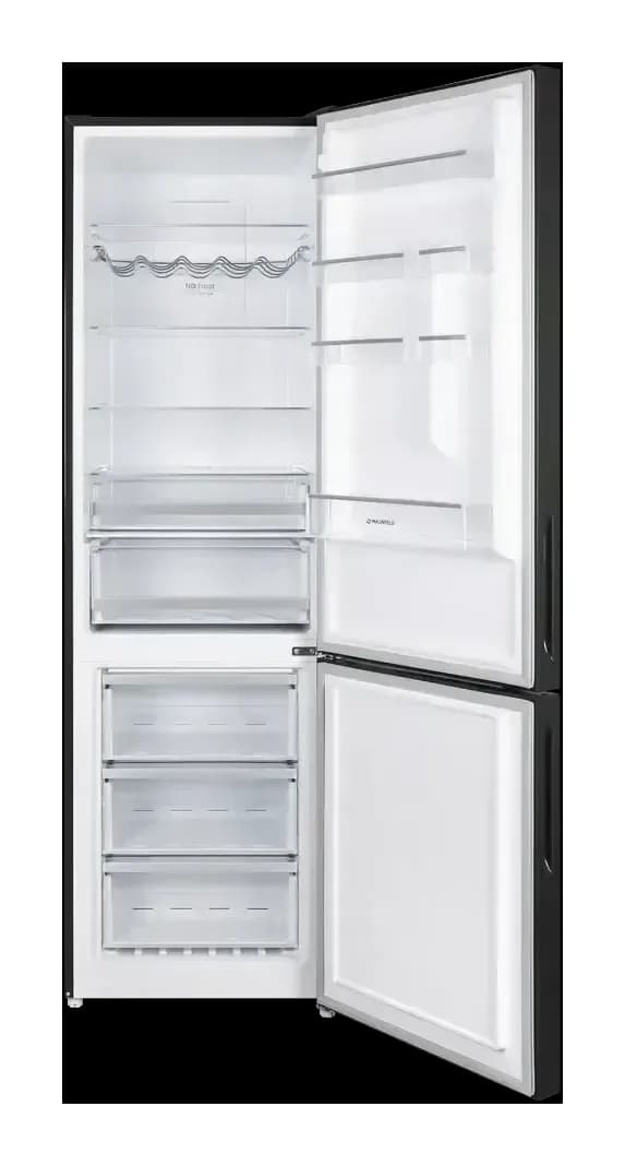 Холодильник с морозильником Maunfeld MFF200NFB Inverter