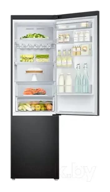 Холодильник с морозильником Samsung RB37A5291B1/WT
