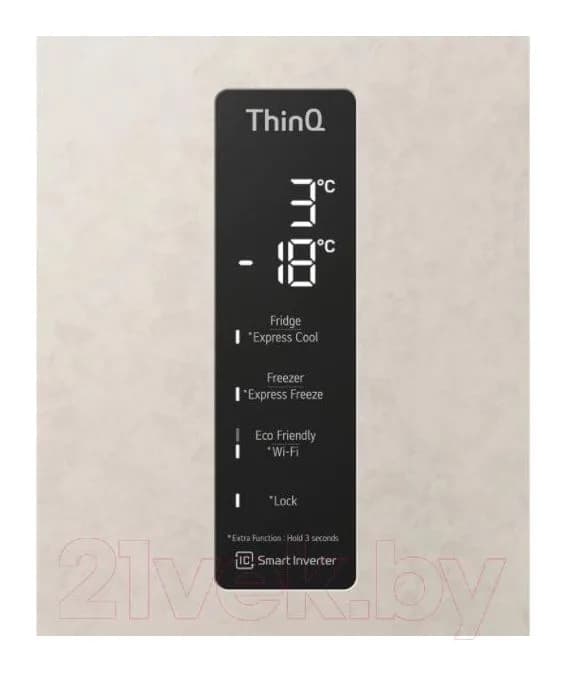 Холодильник с морозильником LG DoorCooling+ GA-B459SEQM