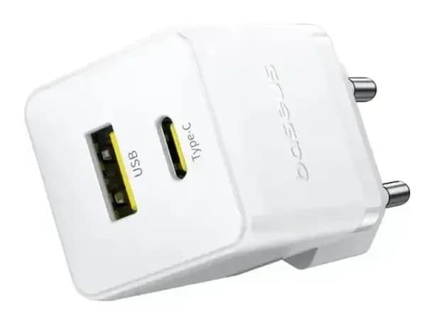 Зарядное устройство сетевое Baseus Palm C+U 20W EU / P10111608213-01 (белый)