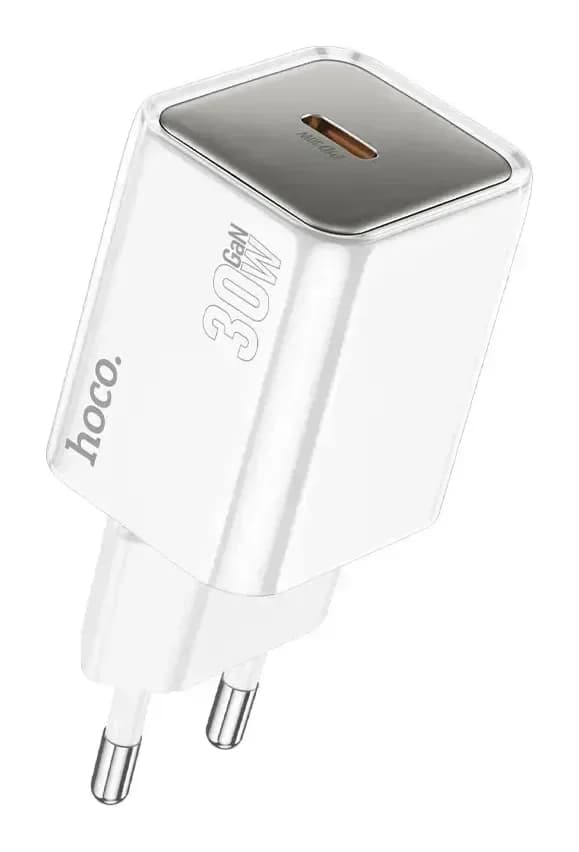 Адаптер питания сетевой Hoco N47 PD30W Type-C (белый)