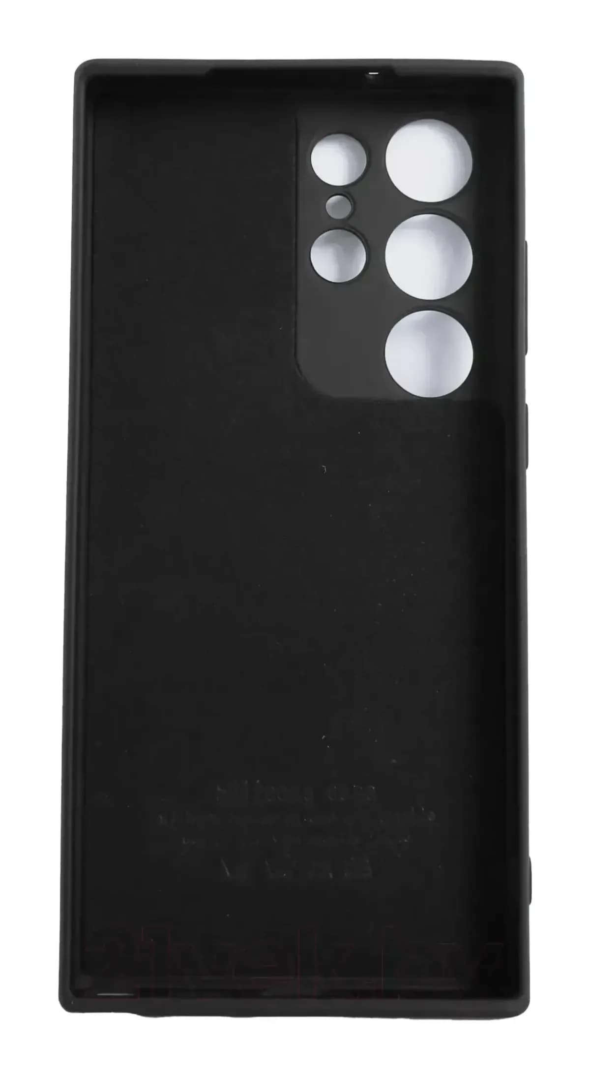 Чехол-накладка Case Coated для Galaxy S23 Ultra (черный)