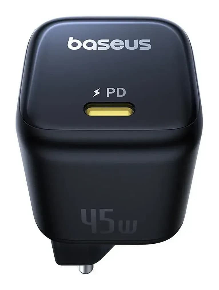 Адаптер питания сетевой Baseus PicoGo 45W EU / P10176800123-00 (черный)
