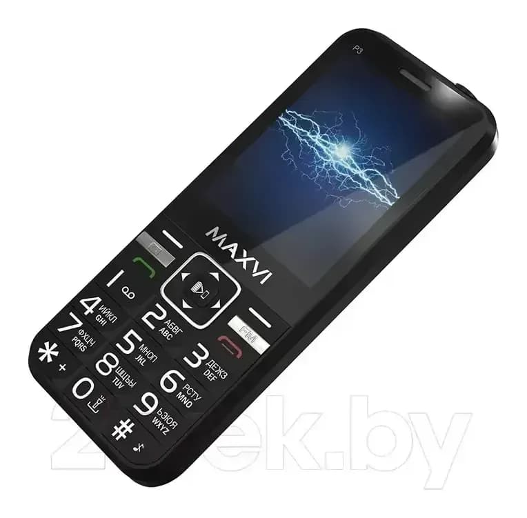 Мобильный телефон Maxvi P3 (черный)