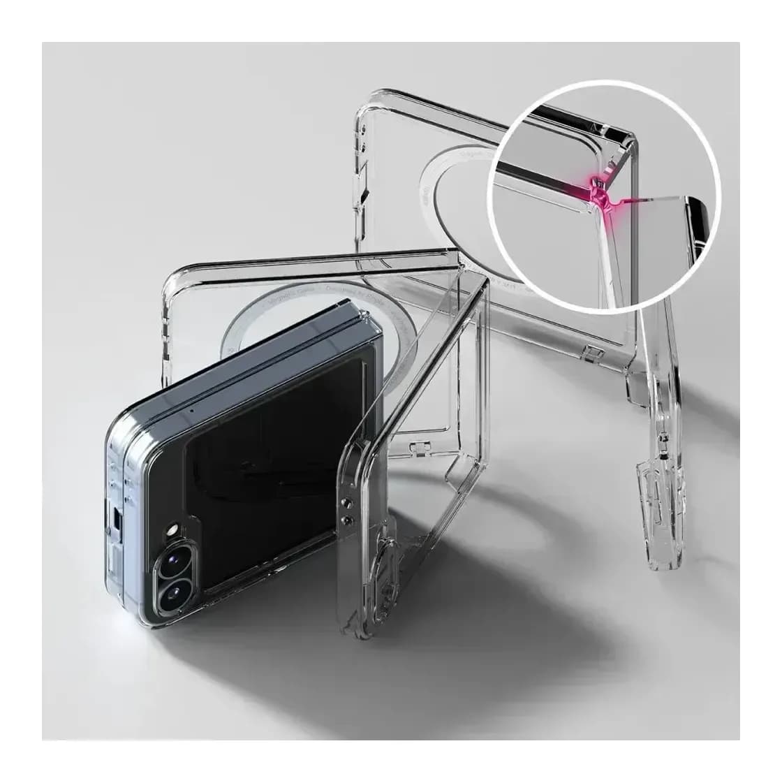 Чехол-накладка Ringke Fusion Magnetic Magsafe для Galaxy Z FLIP 6 (Clear)