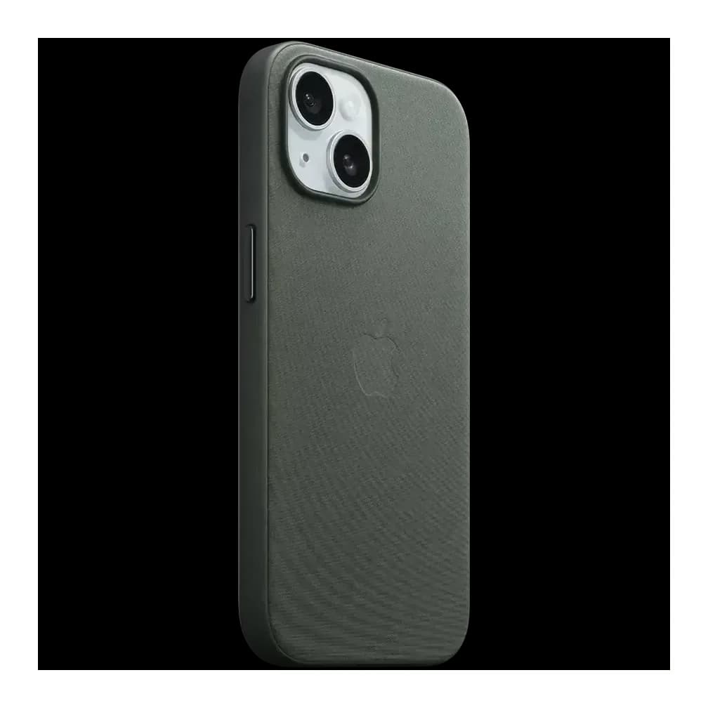 Чехол-накладка Apple FineWoven Case w/MagSafe для iPhone 15 Evergreen / MT3J3ZM/A