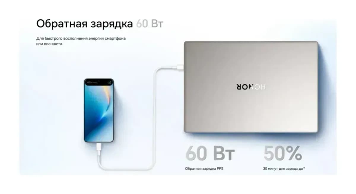Ноутбук HONOR MagicBook 16 2026 LHC-X / 5301ASVP без ОС (Starry Gray)