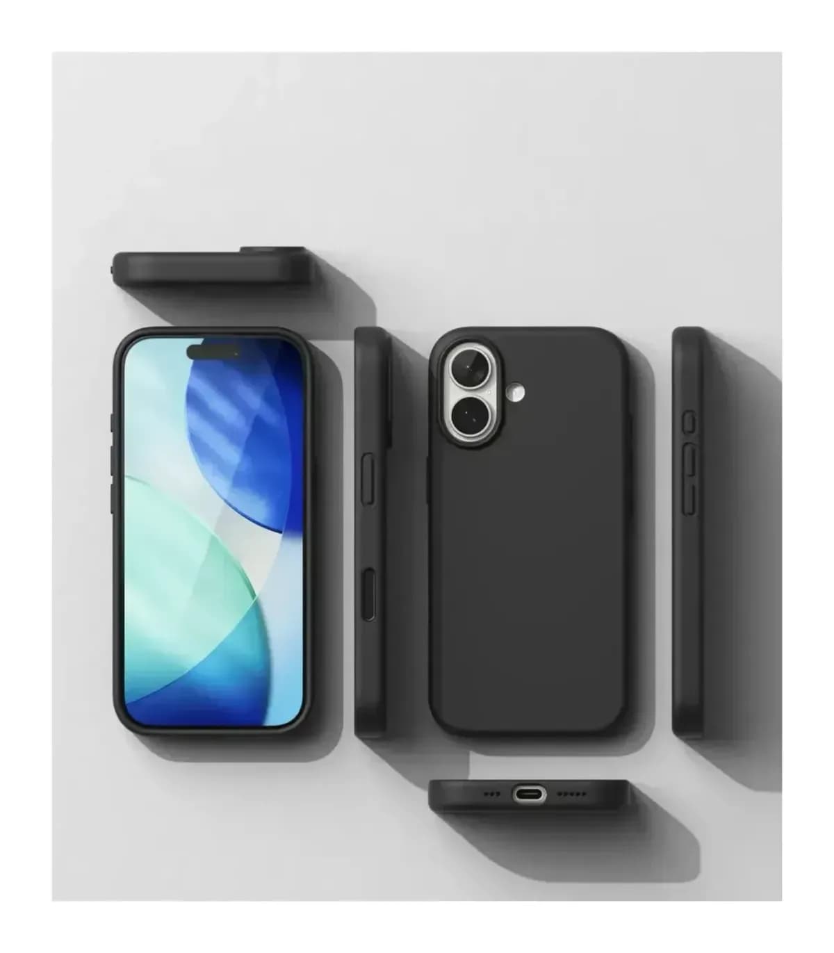 Чехол-накладка Ringke Silicone Magnetic для iPhone 17 (Black)